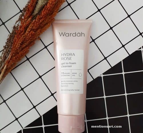 Review wardah hydra rose gel to foam cleanser