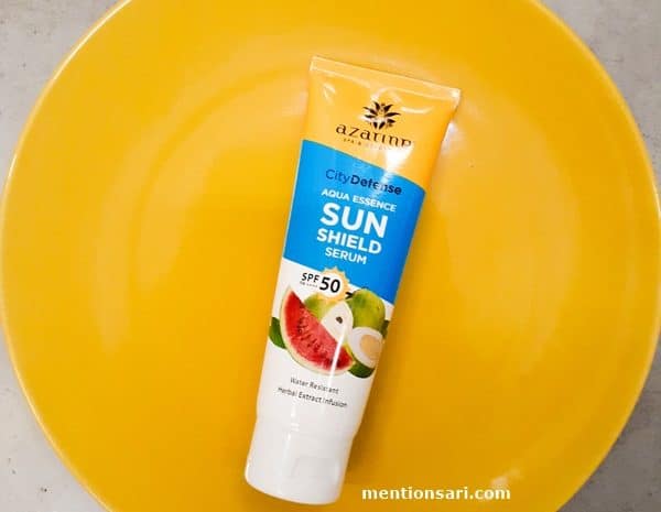 Review Azarine Aqua Essence Sun Shield Serum SPF 50